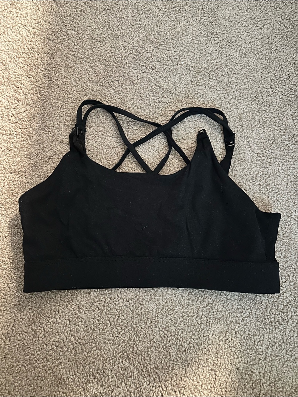 Black Nursing bra